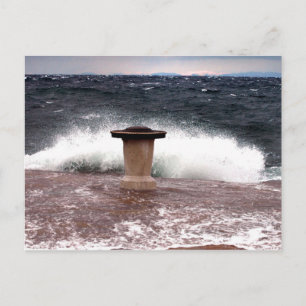 trieste molo audace postcard