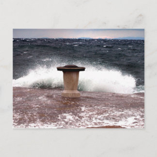 trieste molo audace postcard