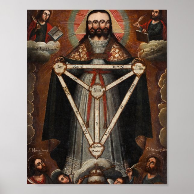 Trifacial Trinity, Triple Face Poster (Front)
