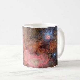 Trifid and Lagoon Nebulae Coffee Mug