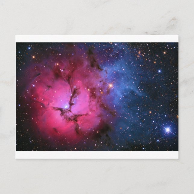 Trifid Emission Reflection Nebula M20 NGC 6514 Postcard (Front)