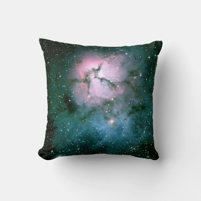 Trifid Nebula Throw Pillow (Front)