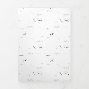 Trifold Card Minimalist Elegant Neutral Design