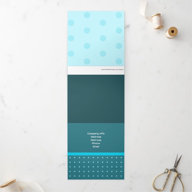 Trifold Letter Fold Announcement (Outside)