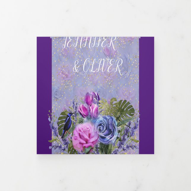 Trifold Letter Fold Invitation (Cover)