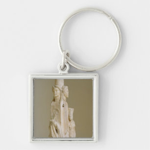Triform Herm of Hecate, Marble sculpture, Attic pe Key Ring