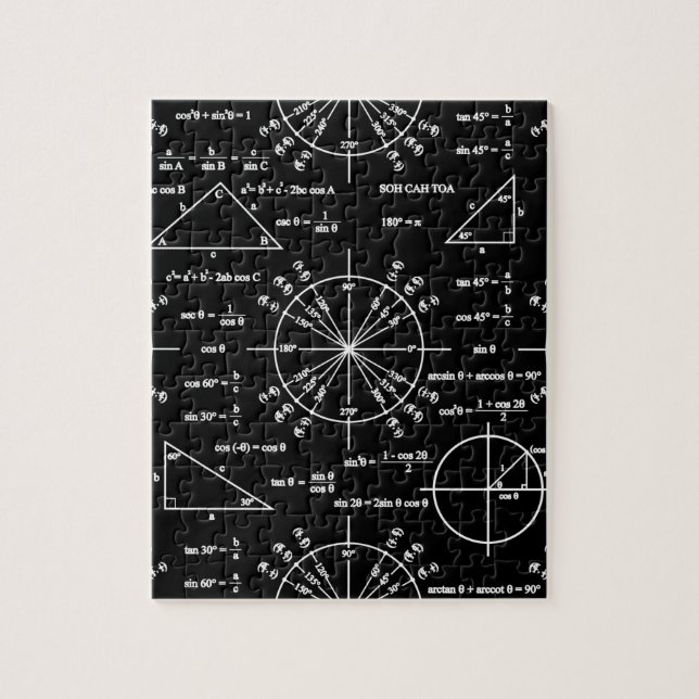 Trig & Triangles Jigsaw Puzzle (Vertical)
