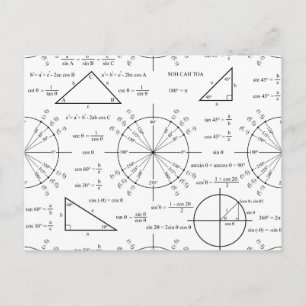 Trig & Triangles Postcard