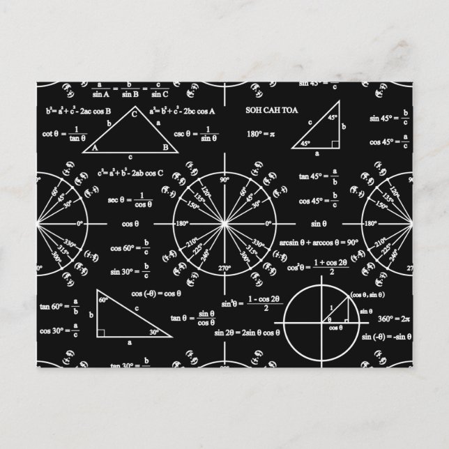 Trig & Triangles Postcard (Front)