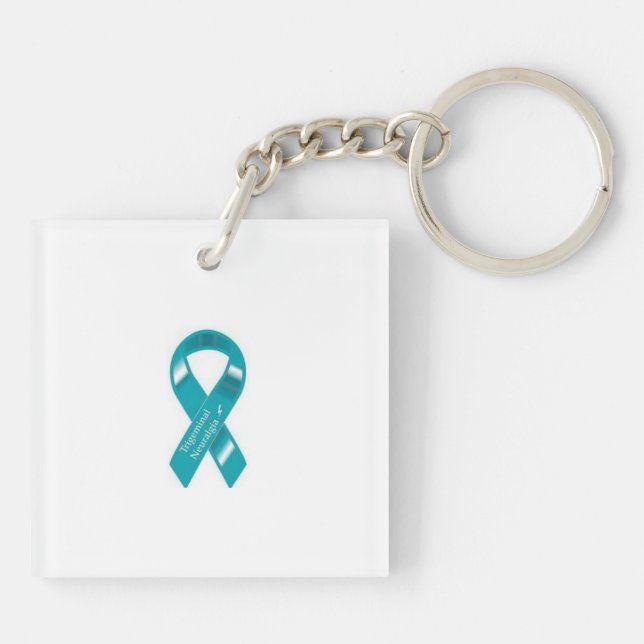 Trigeminal Neuralgia and Facial Pain Disorders Key Ring (Back)
