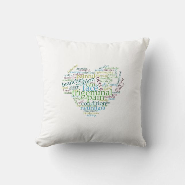 Trigeminal Neuralgia Toss Pillow (Front)