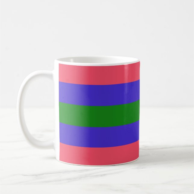 Trigender Pride Flag Coffee Mug (Left)