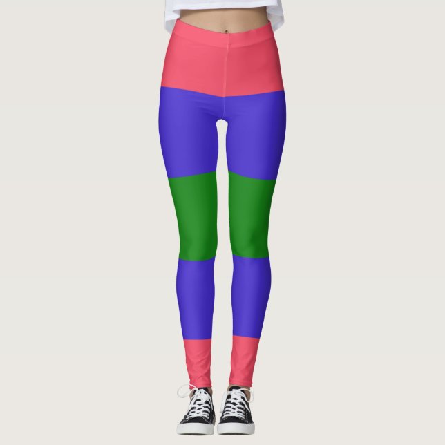 Trigender Pride Flag Leggings (Front)