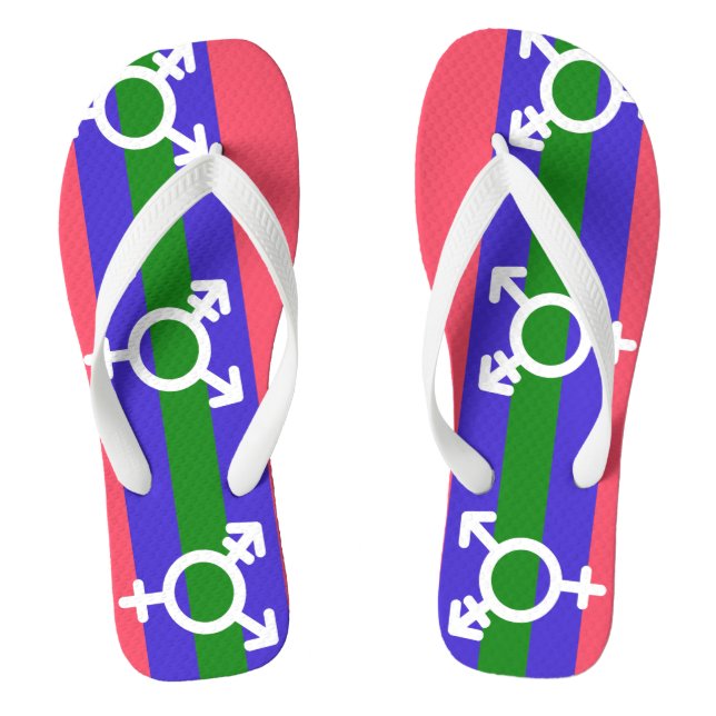 Trigender Pride Thongs (Footbed)