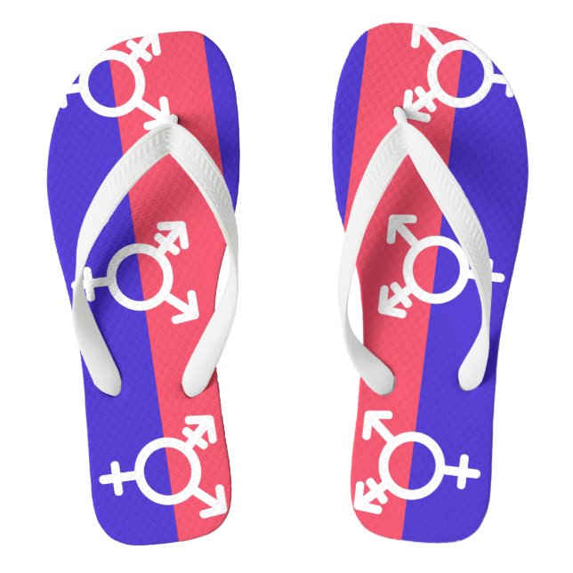Trigender Pride Thongs (Footbed)