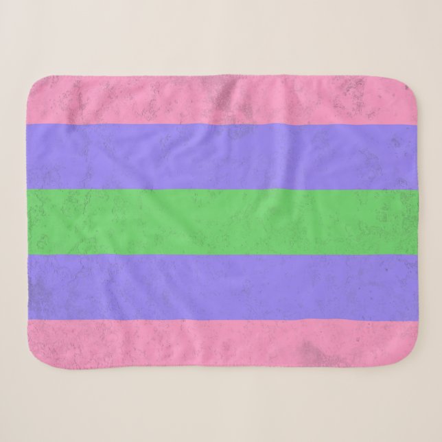 Trigender Sherpa Blanket (Front (Horizontal))