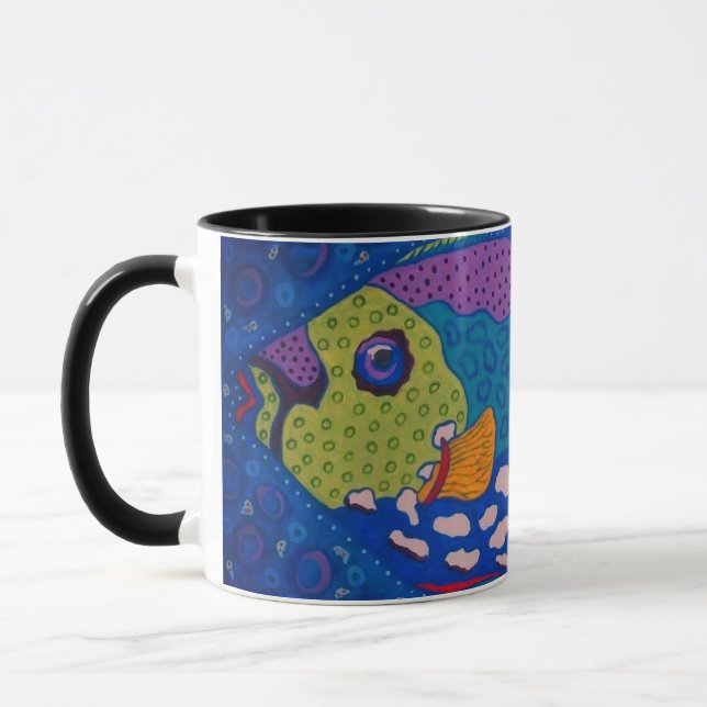 Trigger Fish Mug (Left)