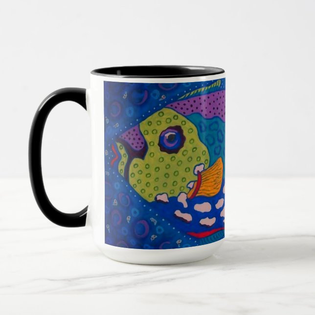 Trigger Fish Mug (Left)