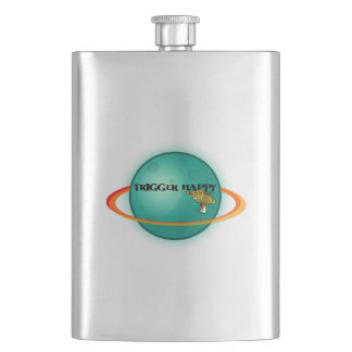 Trigger Happy Hip Flask