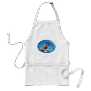 Triggerfish at coral reef - Photographic Design Standard Apron