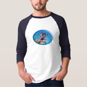 Triggerfish at coral reef - Photographic Design T-Shirt