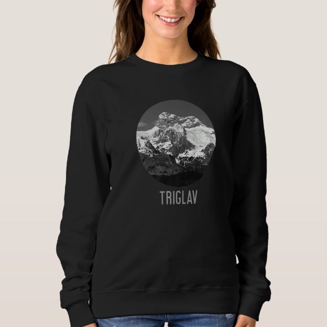 Triglav Mountain Picture Slovenia Premium Sweatshirt (Front)