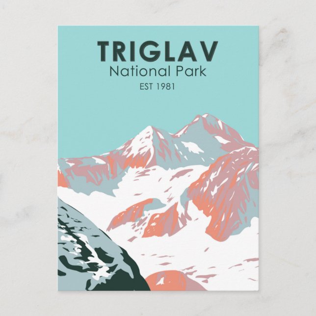 Triglav National Park Mount Triglav Slovenia Postcard (Front)
