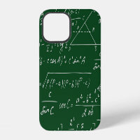 Trigonometry formulas geometric blackboard pattern