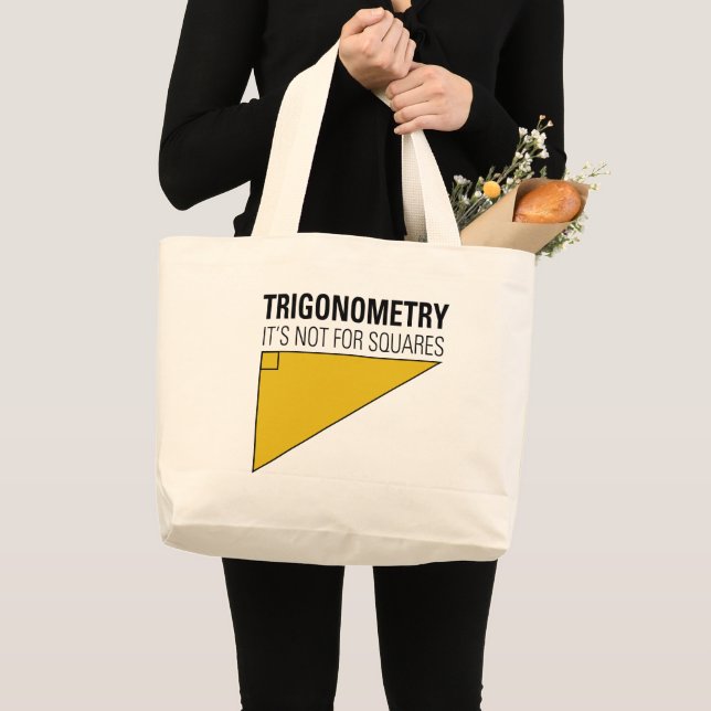 Trigonometry Large Tote Bag (Front (Product))