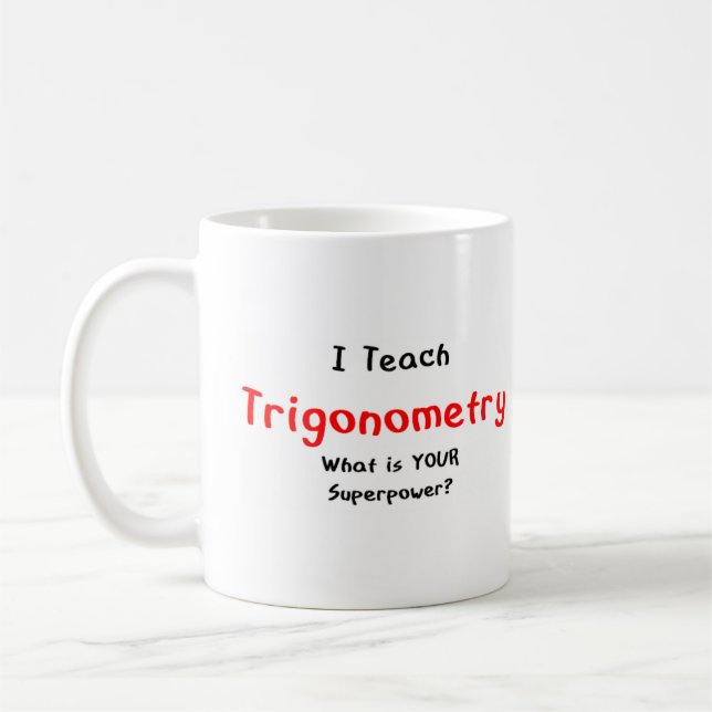 trigonometry teach coffee mug (Left)