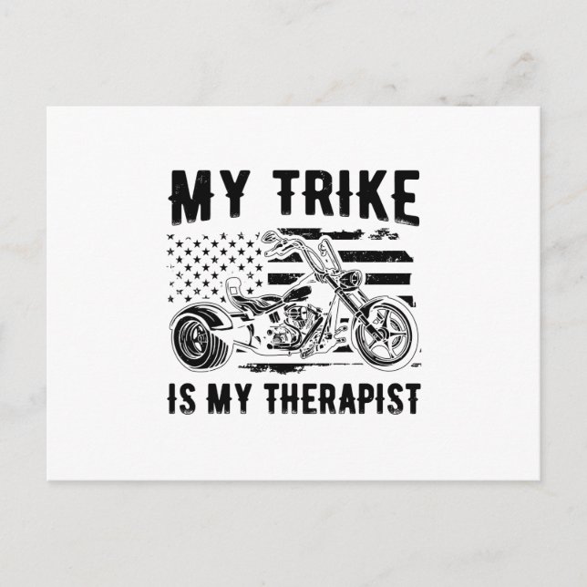 Trike gifts | Triker motorcycle motorcyclists Postcard (Front)