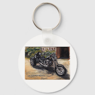 Trike motorcycle key ring
