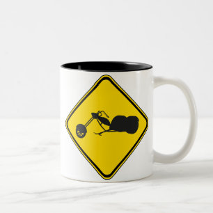 Trike Xing! Two-Tone Coffee Mug