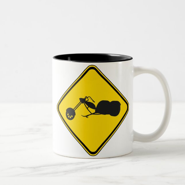 Trike Xing! Two-Tone Coffee Mug (Right)