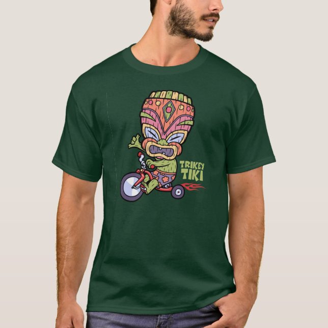 Trikey Tiki T-Shirt (Front)