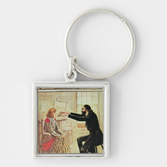 Trilby hypnotised by Svengali Key Ring (Front)