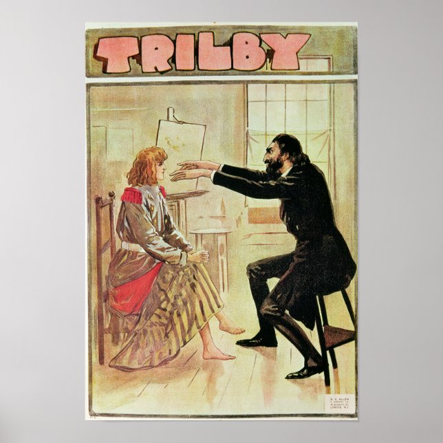 Trilby hypnotised by Svengali Poster (Front)