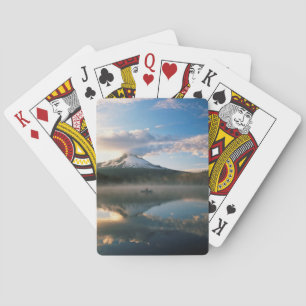 Trillium Lake Mount Hood National Forest, OR Playing Cards