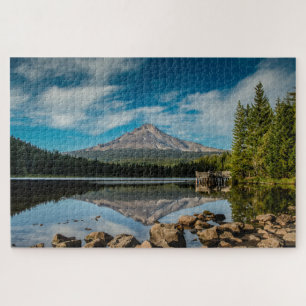 Trillium Lake Mount Hood Oregon Jigsaw Puzzle