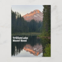 Trillium Lake Mount Hood Sunset Reflections Travel