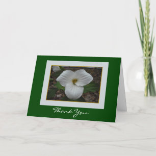 Trillium Thank You Card