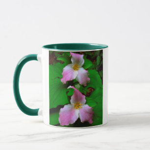 Trillium Wildflower Mug