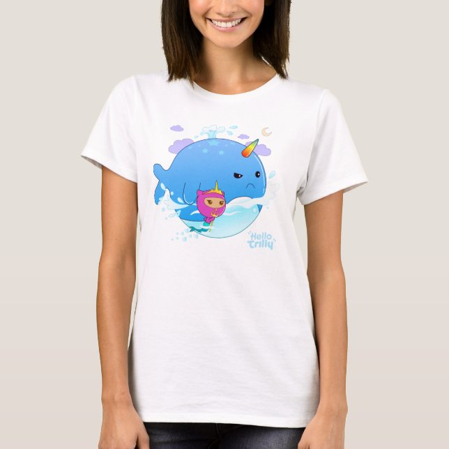 Trilly & Narwhal T-Shirt (Front)