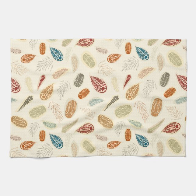 Trilobite Dig Tea Towel (Horizontal)