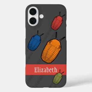 Trilobite Migration- Prehistoric Animal iPhone 16 Plus Case