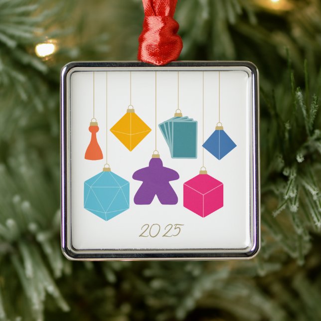 Trim the Tree with Board Games Premium Ornament (Tree)
