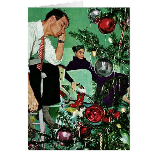 Trimming the Tree Card
