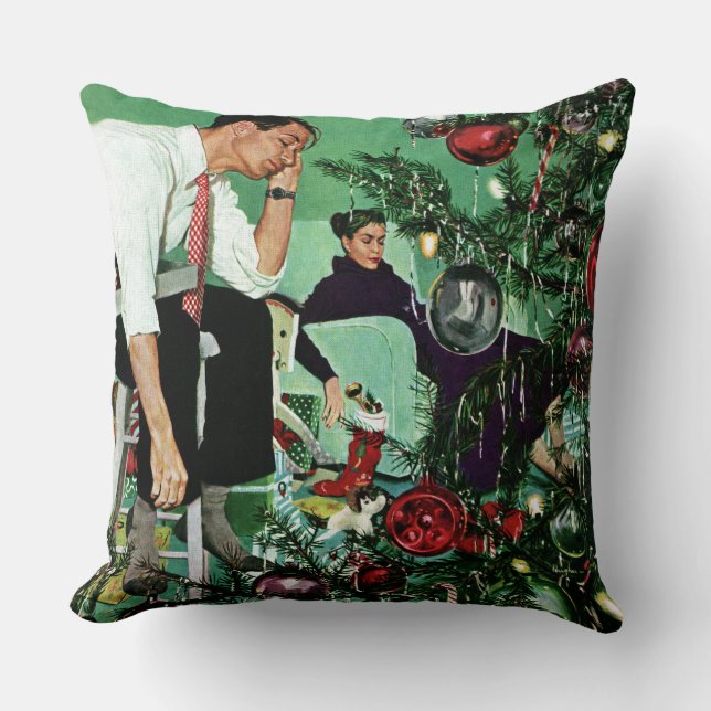 Trimming the Tree Cushion (Front)