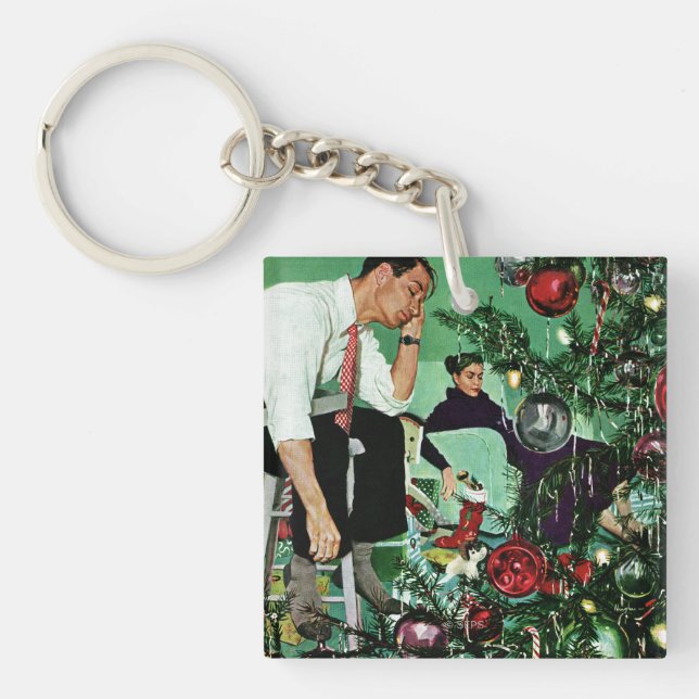 Trimming the Tree Key Ring (Front)