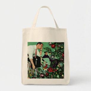 Trimming the Tree Tote Bag
